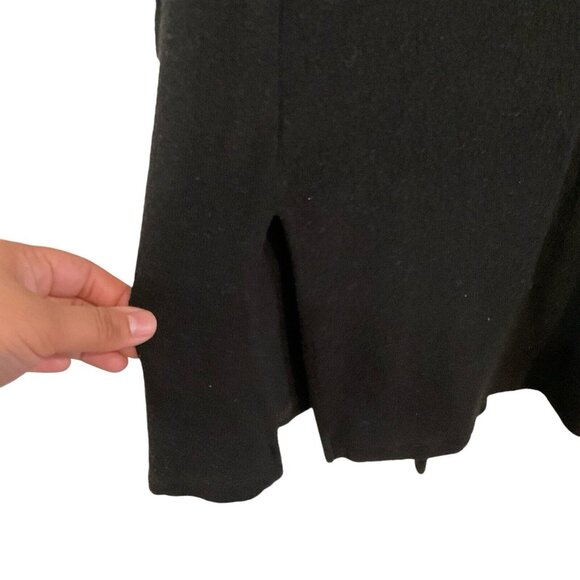 Lna Women's Cut Out Sleeve Cardigan Black Medium Sweater Open Front Cascade Fall - Picture 8 of 12